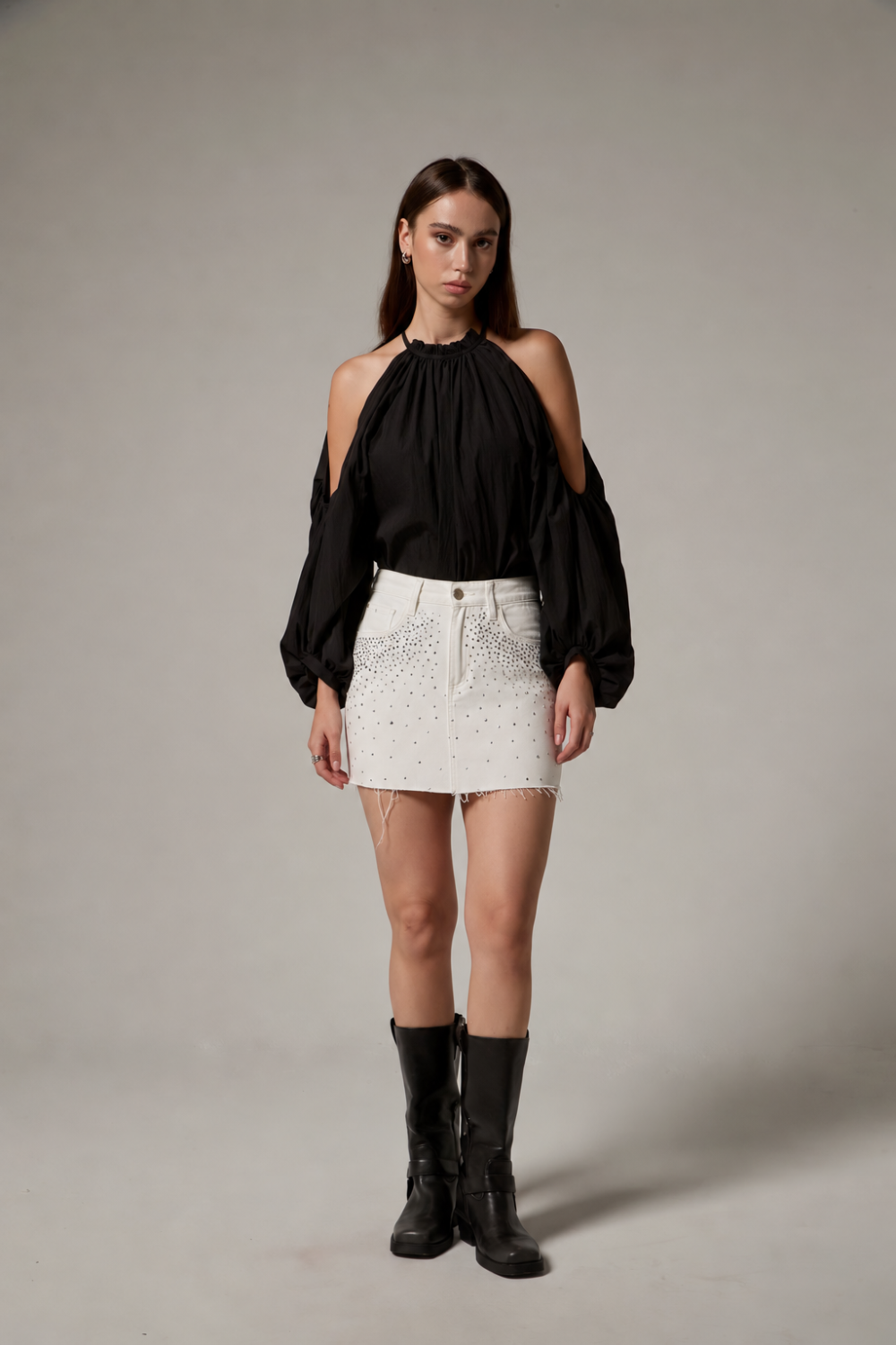 Falda Rama Marfil / Off White