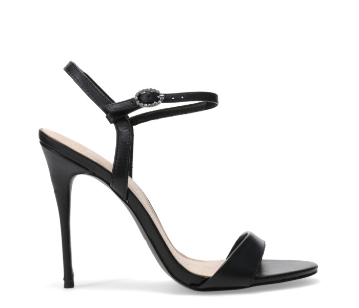 Sandalia c/hebilla Preto