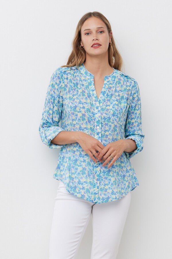 Blusa Spring VERDE AGUA/MULTI