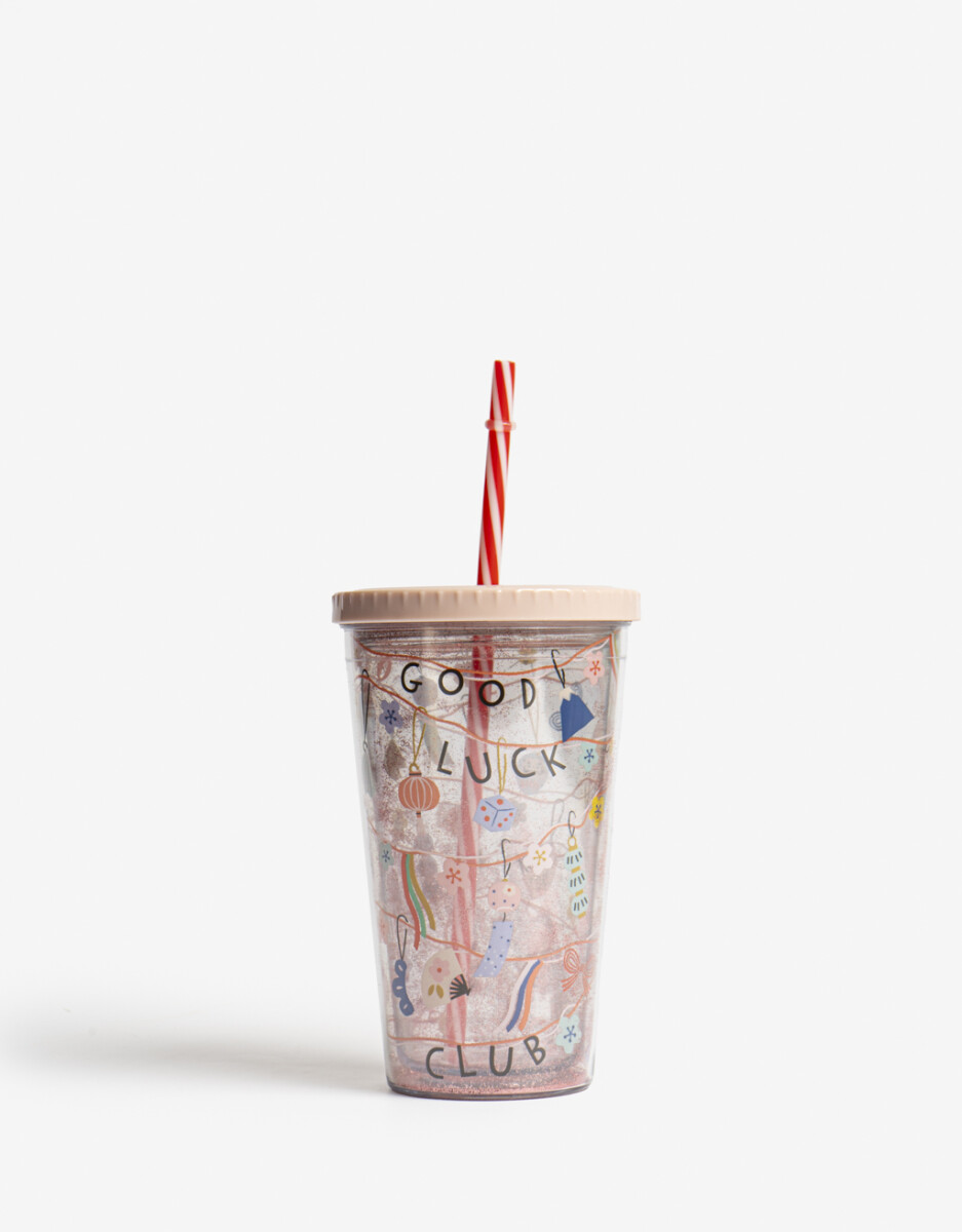 Vaso Plástico "lucky Cats" 