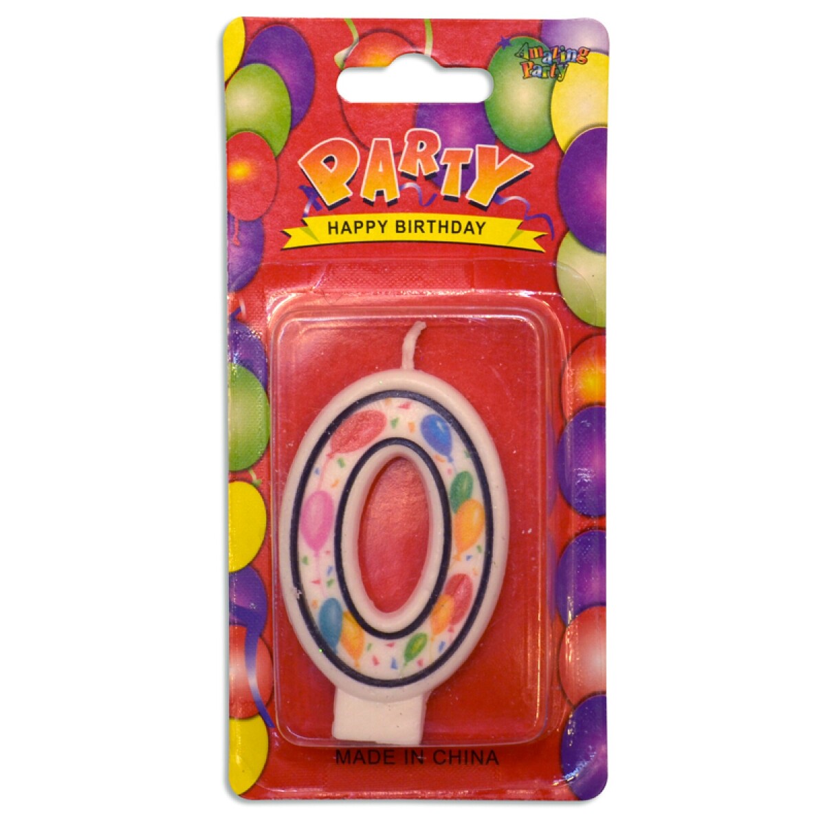 VELA DE CUMPLEAÑOS GLOBOS N0 