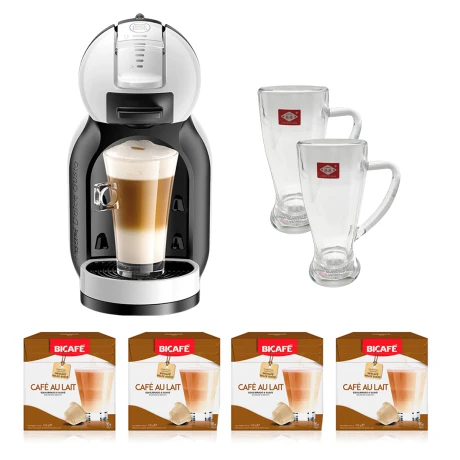 Combo Cafetera Dolce Gusto Mini Me + 4 cajas de Cápsulas bicafé y 2 Copas 001