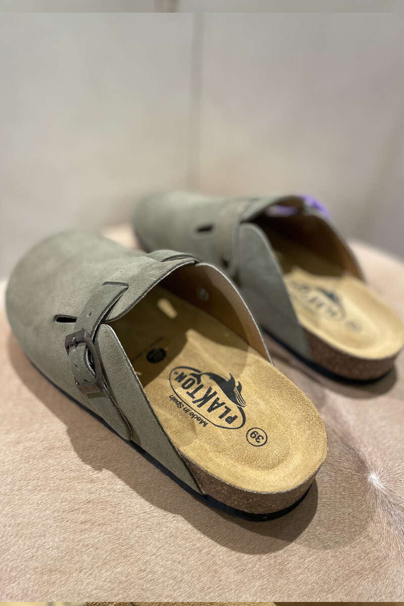 Zueco plakton mujer Verde