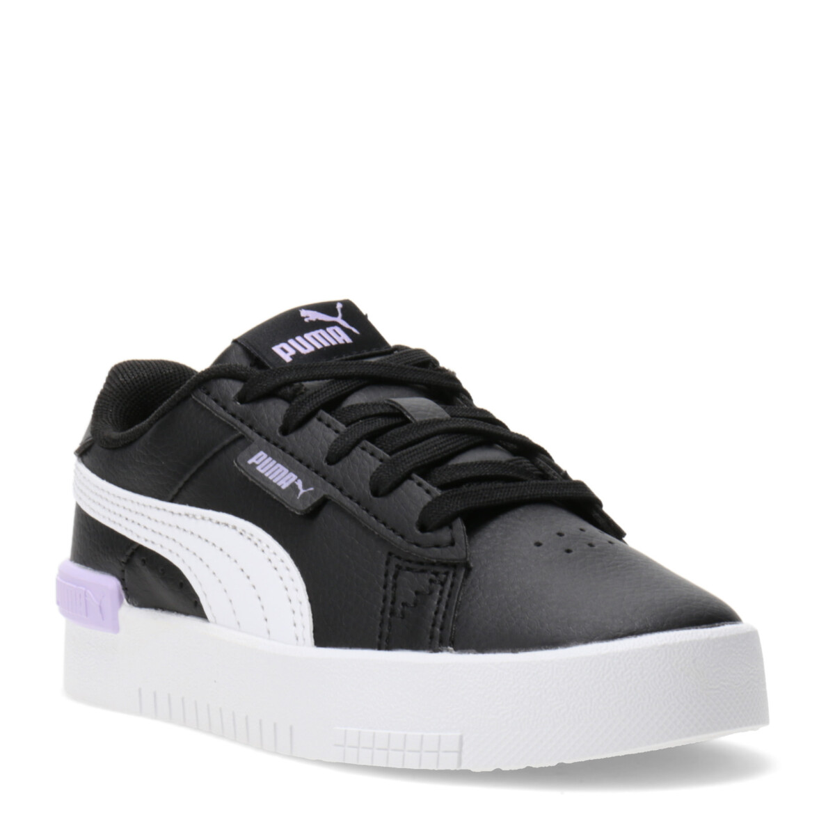 Championes de Niños Puma Jada - Negro - Blanco - Violeta 