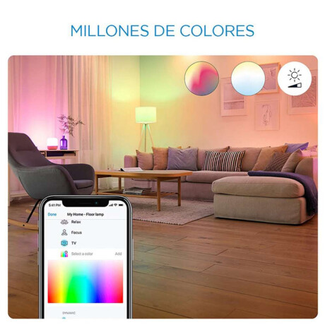Kit Cinta Tira Led 2M Inteligente Wifi Rgb Wiz