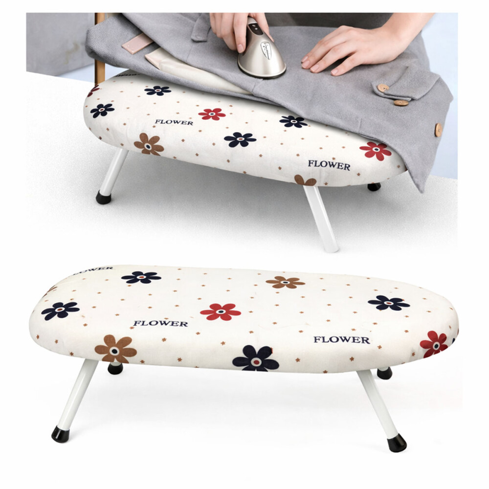 Tabla De Planchar De Mesa Plegable Floreado2