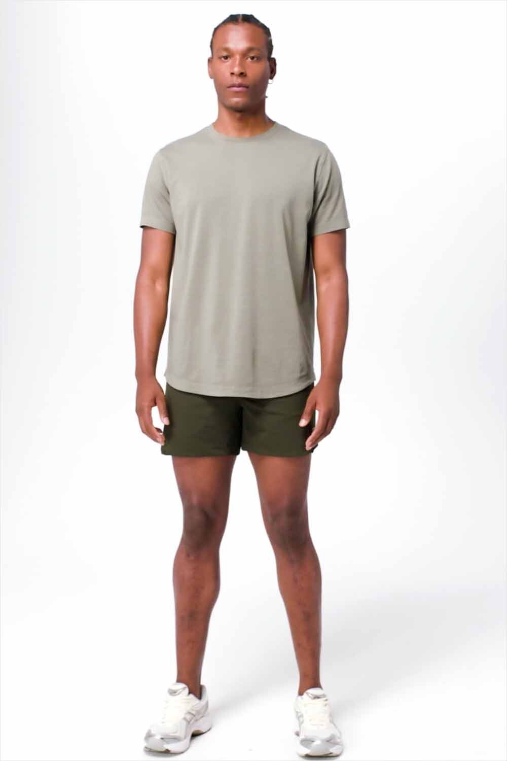 Short Training The 5 One Short Hombre Dark Olive