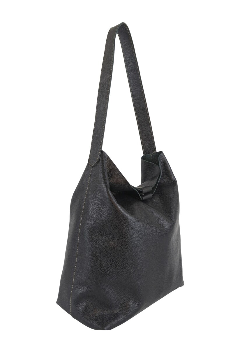 Tote Bag de cuero Negro