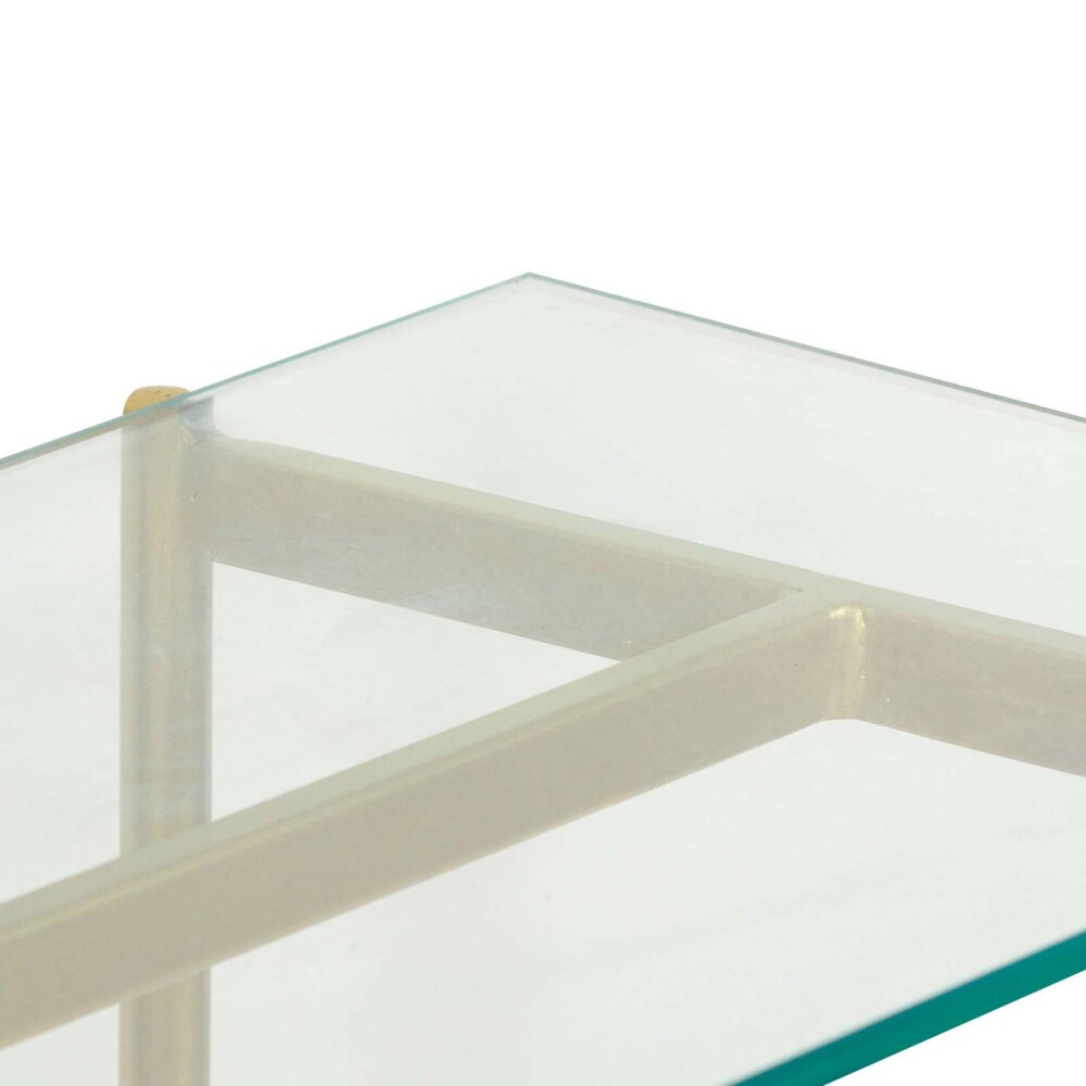 CONSOLA MADERA-Y-VIDRIO NATURAL-BEIGE MARILYN NATURAL