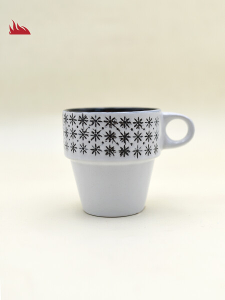 TAZA DE CERAMICA 8.2X8.8CM PERLA