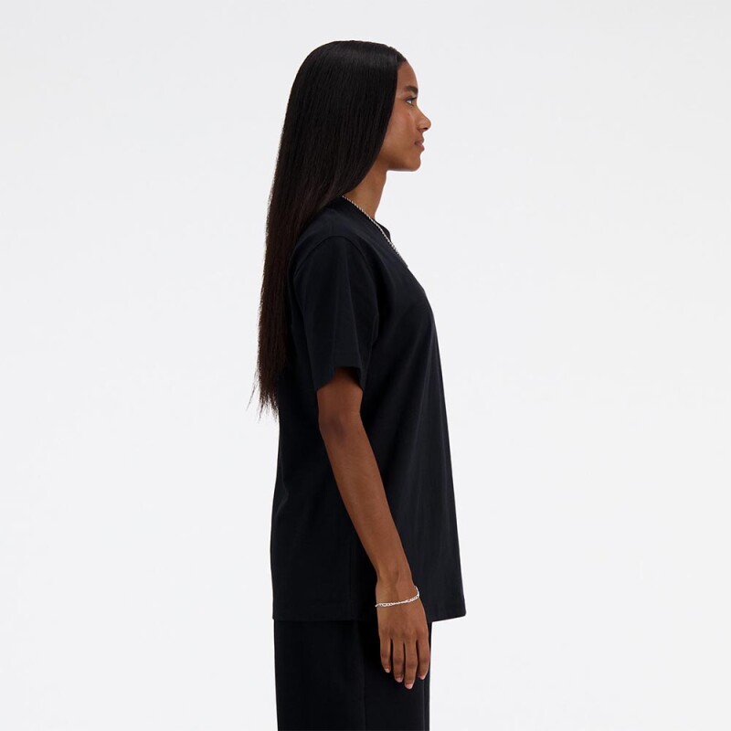 Polo New Balance Athletics Jersey Mujer Black