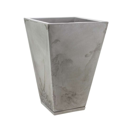 MACETA 32X55CM ZURIQUE MARMORATO BLANCA