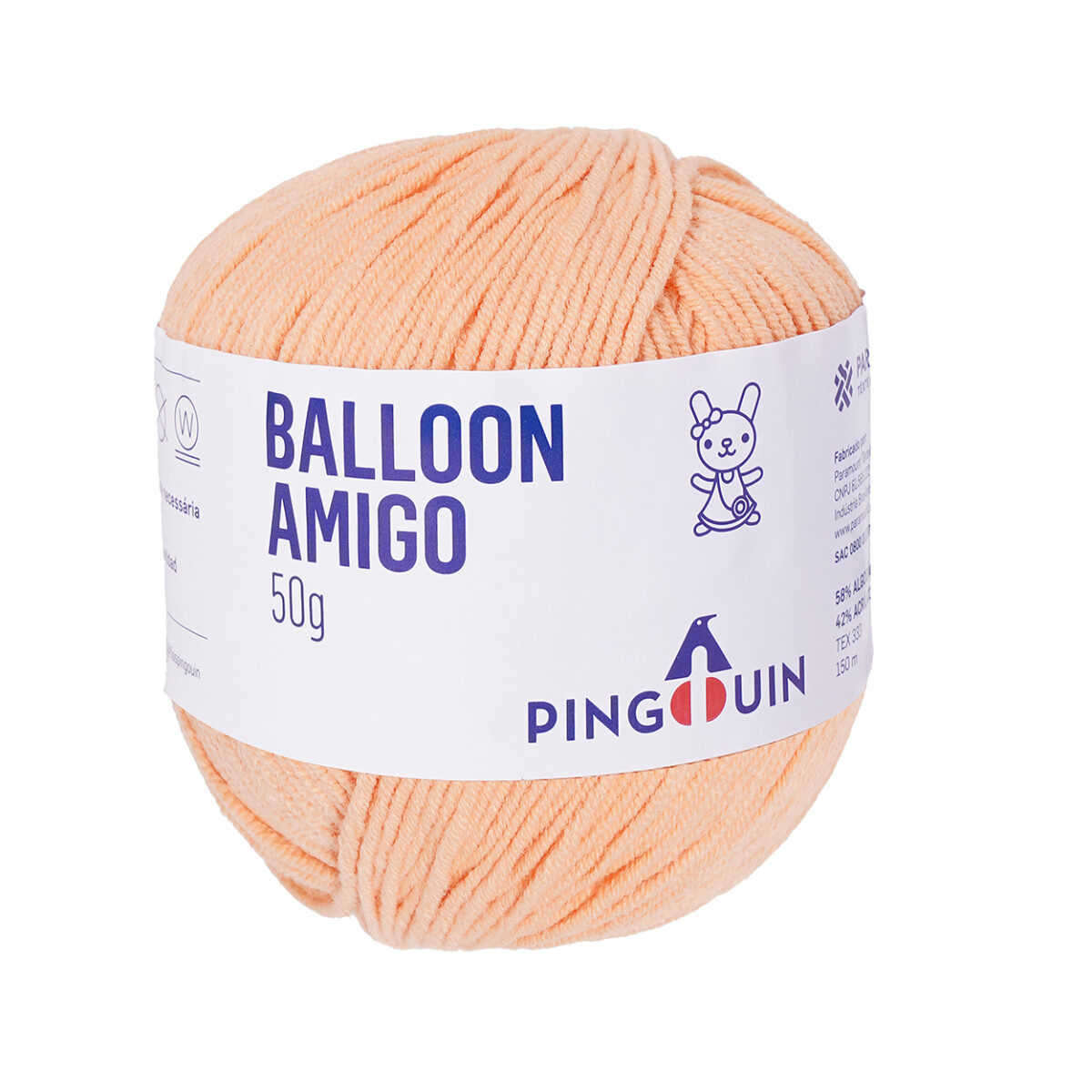 balloon amigo - peach 
