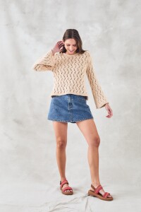 Sweater Textura Crudo