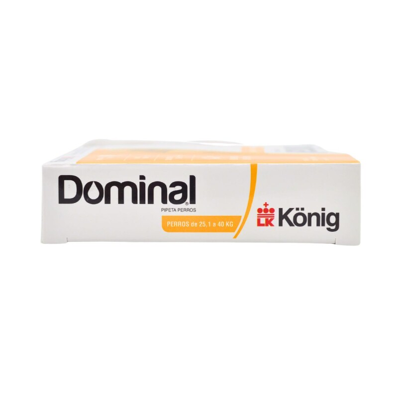 PIPETA ANTIPULGAS Y GARRAPATAS PARA PERROS DOMINAL KONIG DE 25,1 A 40 KG