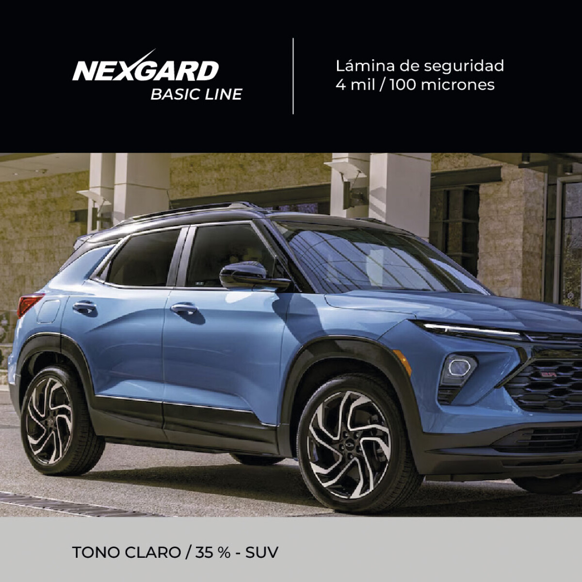 Polarizado Suv. Marca: Nexgard. Tono: Claro. 100 Micrones 