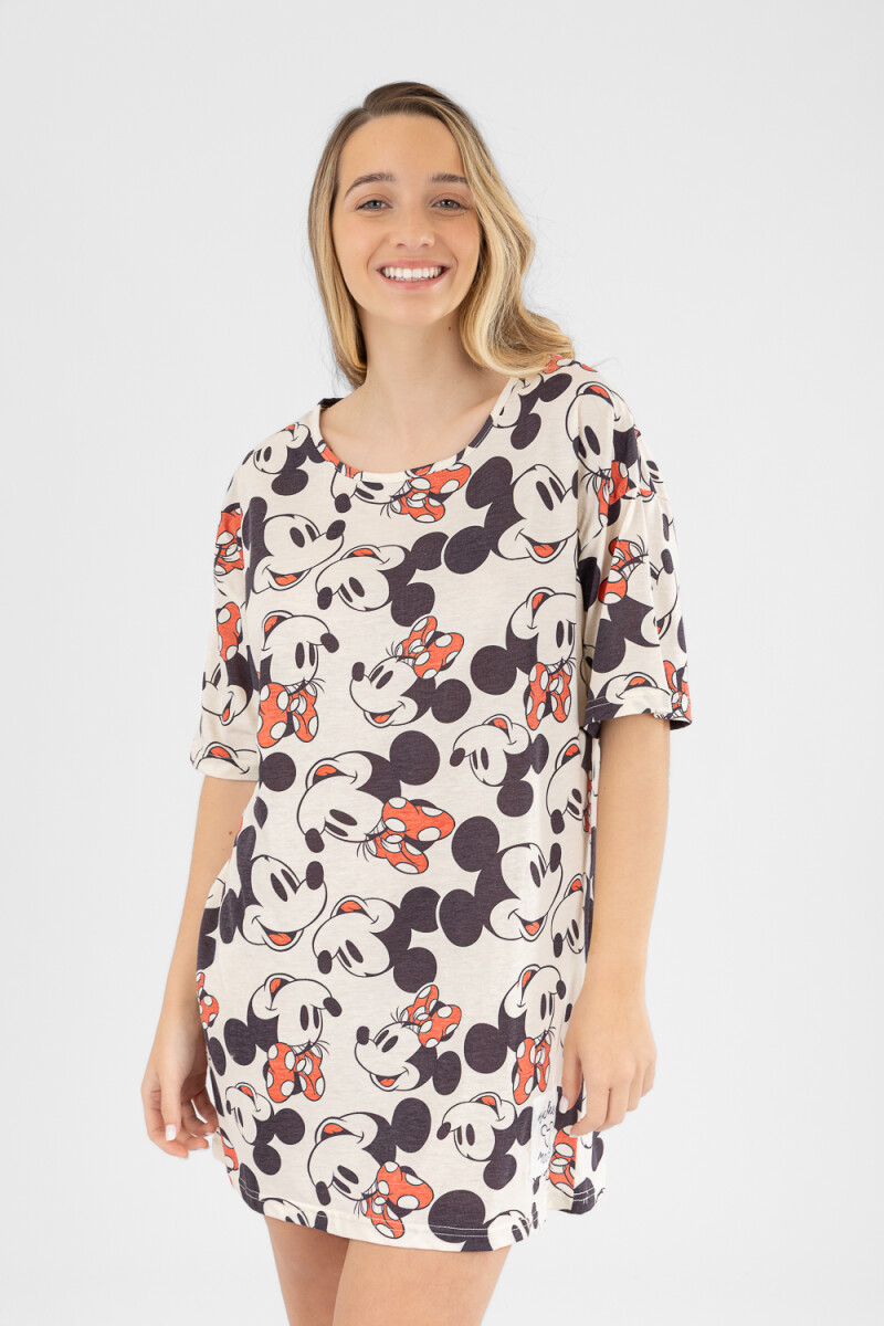 Mickey club dress Crema