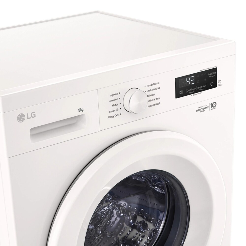 Lavarropas Carga Frontal Blanco - Modelo WM9GWVFS6 - LG Lavarropas Carga Frontal Blanco - Modelo WM9GWVFS6 - LG