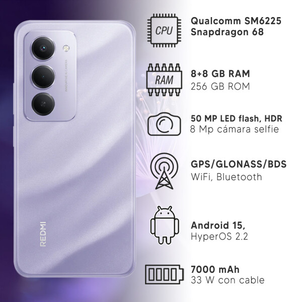 Xiaomi Redmi 15 8/256 Gb VIOLETA