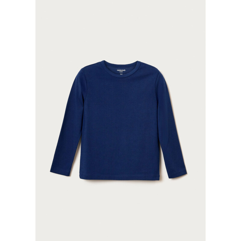 CAMISETA ML UNISSEX AZUL ESCURO