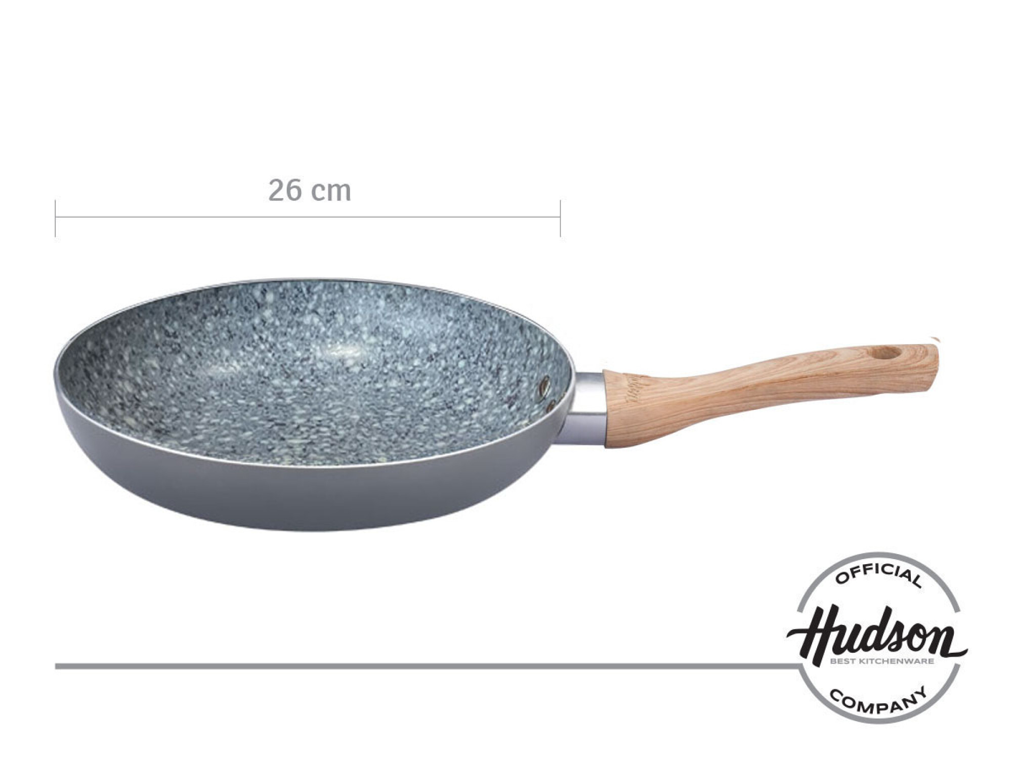 Sarten Doble Antiadherente Hudson 20 Cm Tortilla Aluminio