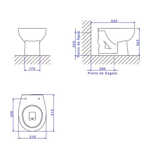 Inodoro corto Studio Kids Inodoro Corto Studio Kids