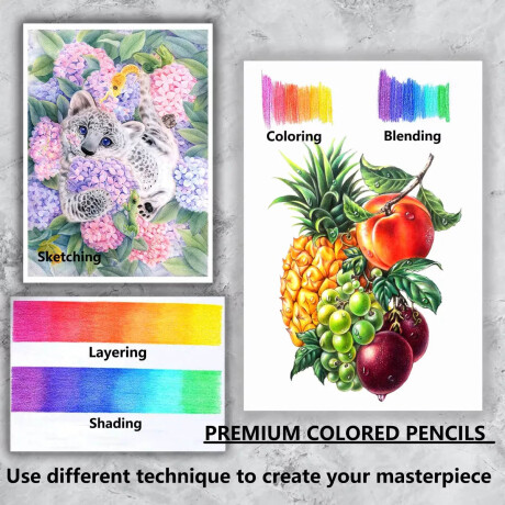 Lata Con 120 Lapices De Colores Artísticos Kalour Lata Con 120 Lapices De Colores Artísticos Kalour