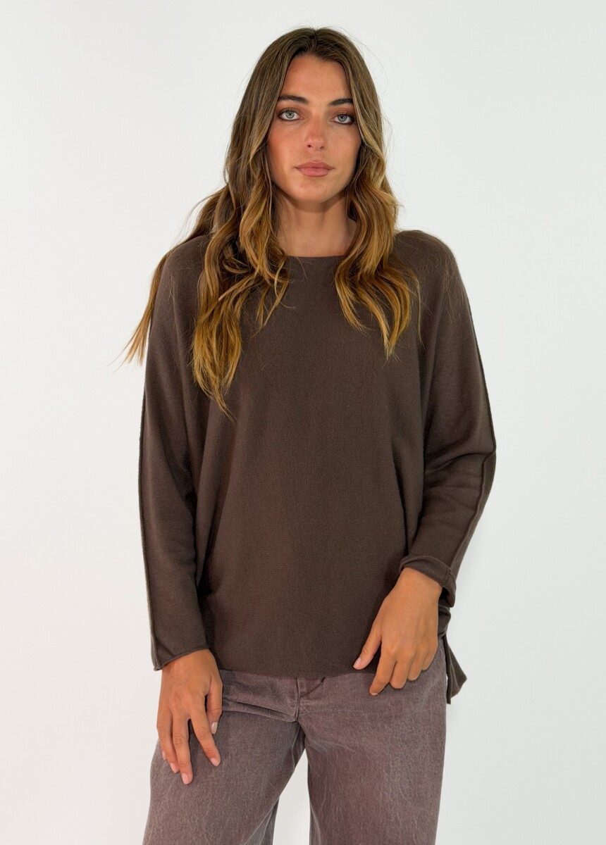 SWEATER SILVESTRA - CHOCOLATE 