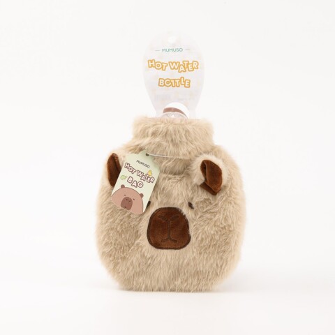 BOLSA DE AGUA CALIENTE DE BOLSILLO CON DISEÑO DE CAPIBARA (350 ML / CAQUI CLARO) BOLSA DE AGUA CALIENTE DE BOLSILLO CON DISEÑO DE CAPIBARA (350 ML / CAQUI CLARO)