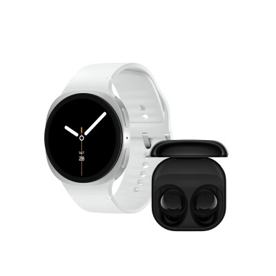 Galaxy Watch8 (Bluetooth, 44 mm) Silver + Buds Core ¡De Regalo!
