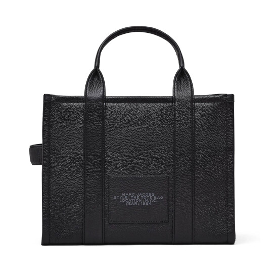 MARC JACOBS - THE LEATHER MEDIUM TOTE BAG Negro