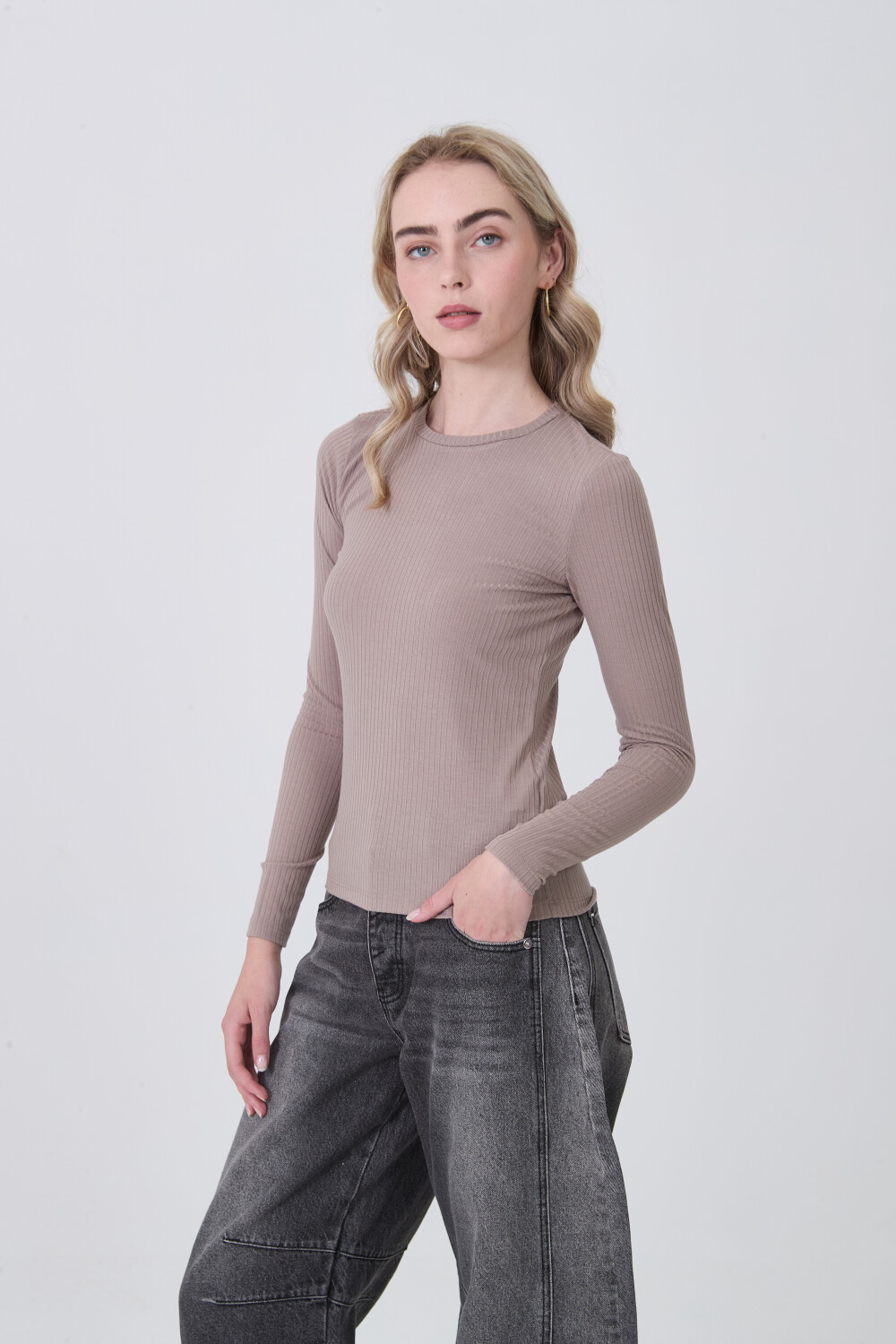 Remera Zacatlan Taupe Claro