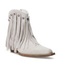 Botas de Mujer Miss Carol Cenit de Cuero Blanco Hueso