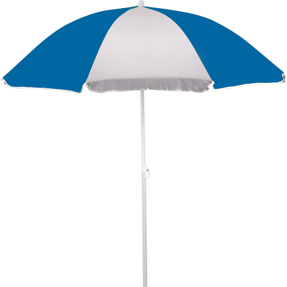 SOMBRILLA AZUL/BLANCO 1,80 MTS MOR 