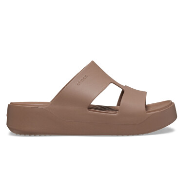 Sandalias Crocs Platform H-Strap Marrón