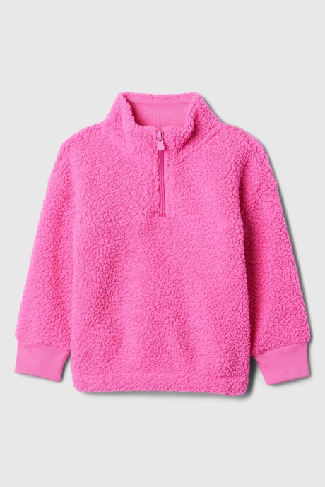 Polar Medio Cierre Toddler Niña Happy Pink