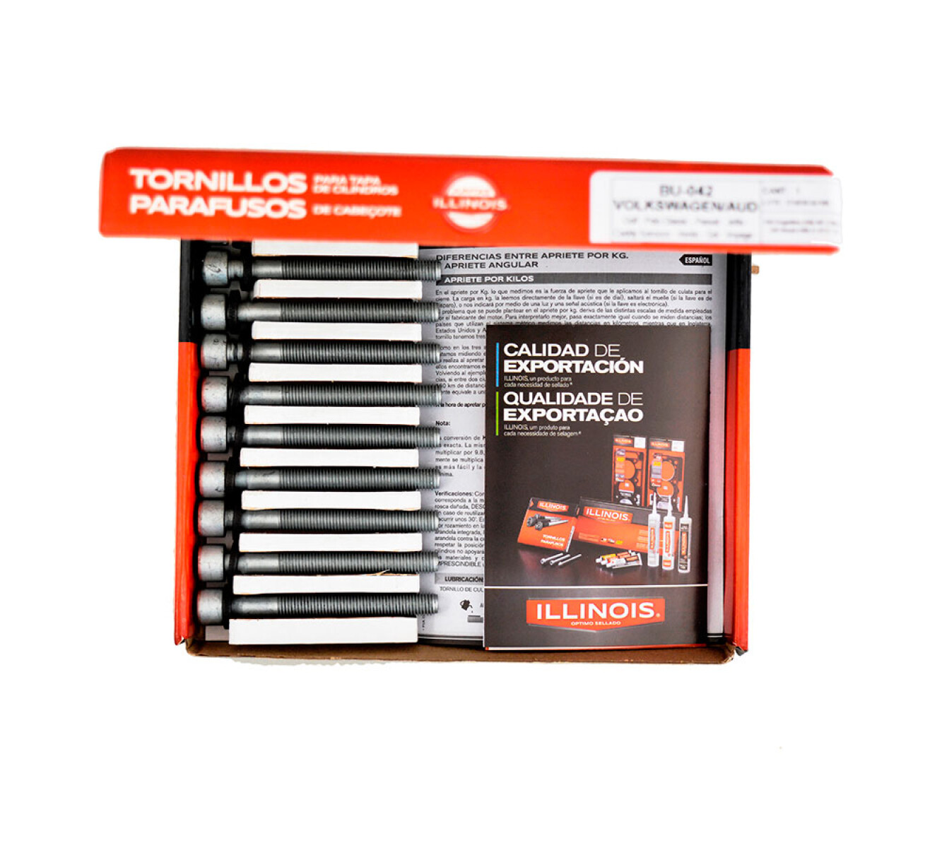 TORNILLO VOLKSWAGEN JGO TAPA CILINDROS MOTOR AP (11*1.50*98) ILLINOIS 