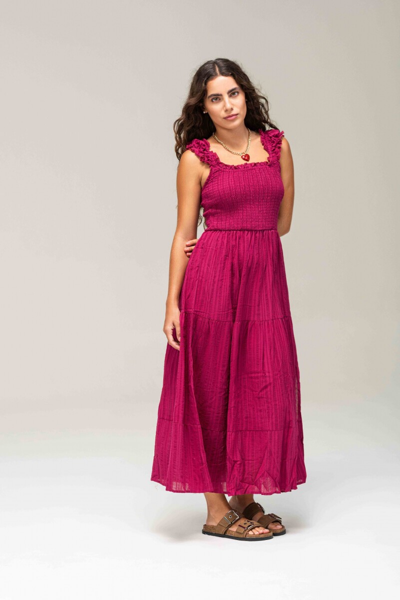 VESTIDO STRADY - BORDO 