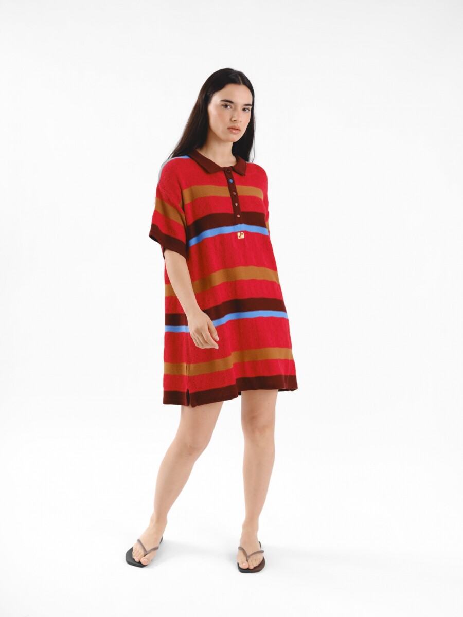 Vestido Pomelo - Rojo 