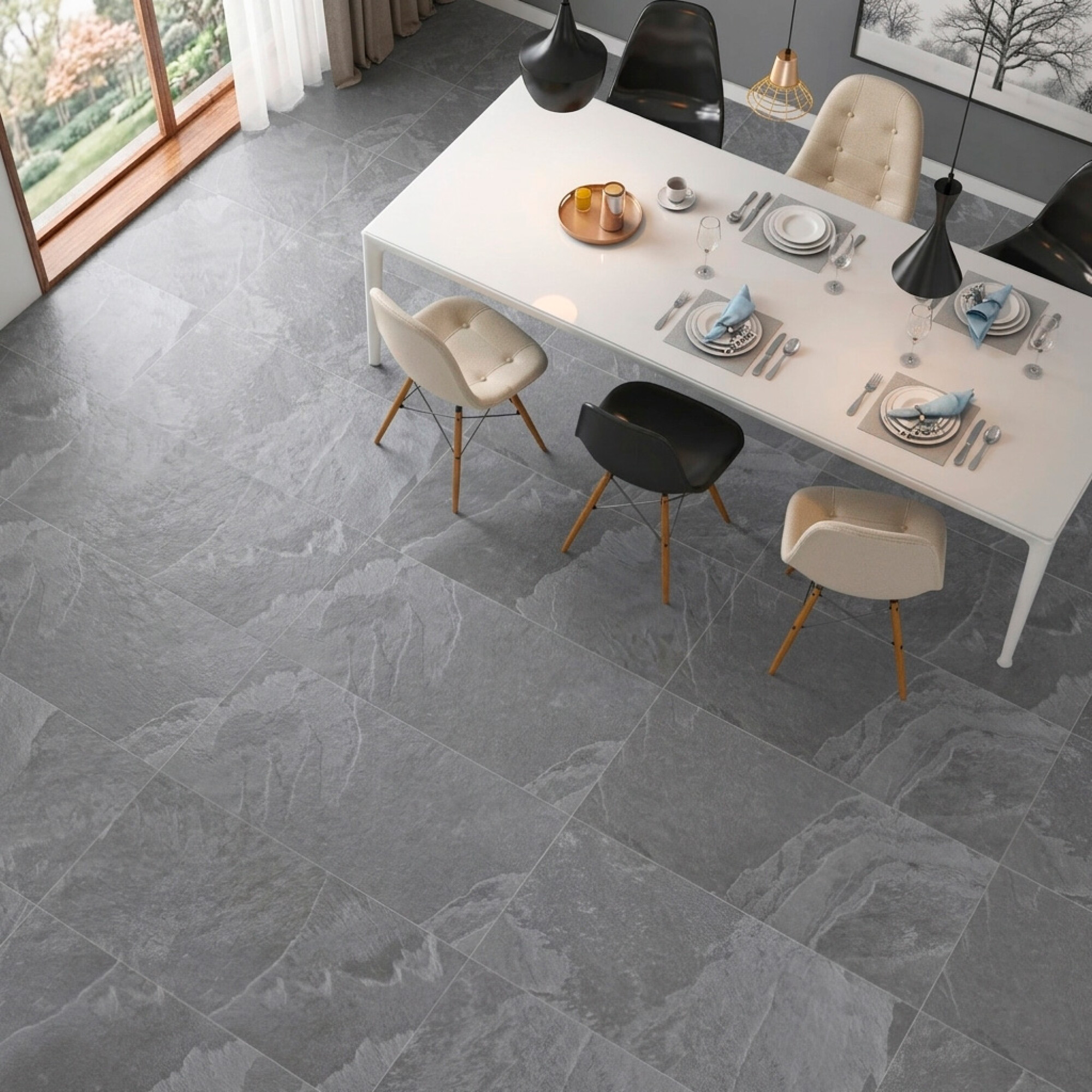 Porcelanato Rockstone Grey 60x120 Cm Matt R11 — Castro