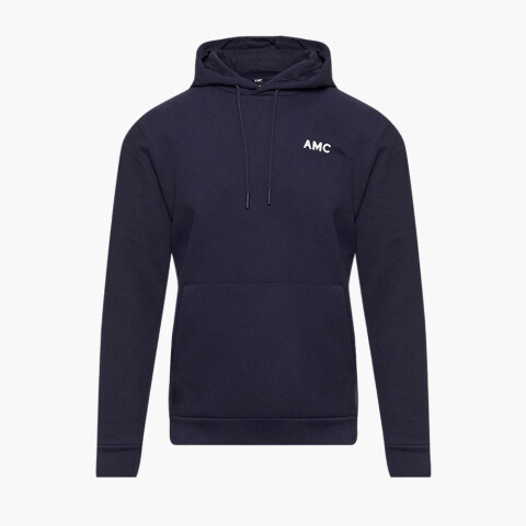 Polerón Training Graphic Fleece Back Hombre Navy