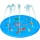 Piscina Inflable Niños Con Rociador De Agua 170 Cm Celeste1
