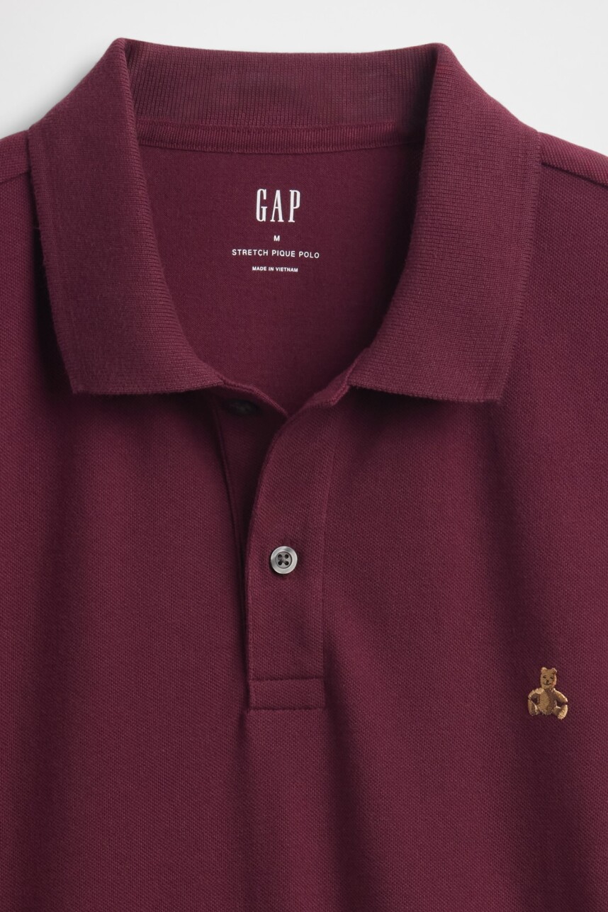 Polo Oso Brannan Hombre Tuscan Red