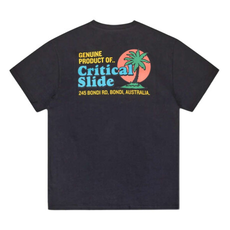 Remera Critical Slide Oasis Negro