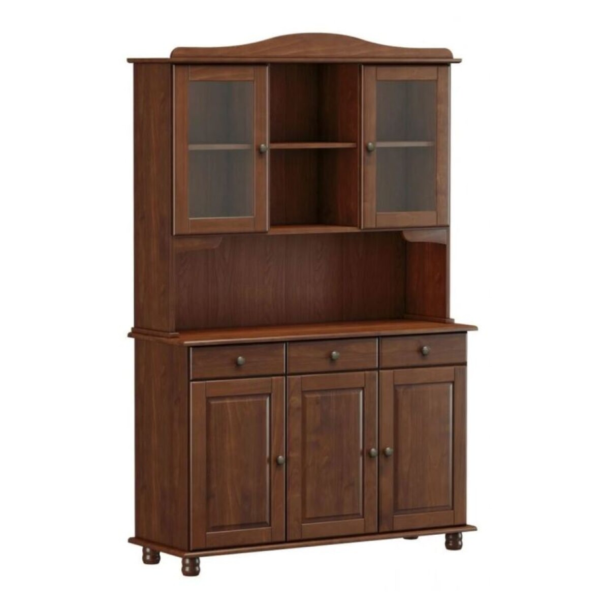 Cristalero 3+2 Puertas + 3 Cajones Café 8925WN 