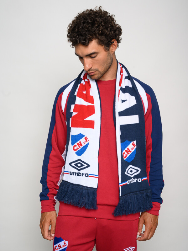 BUFANDA Nacional Hombre Azul Marino, Rojo, Blanco