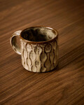 Taza Alenia de cerámica marrón Taza Alenia de cerámica marrón