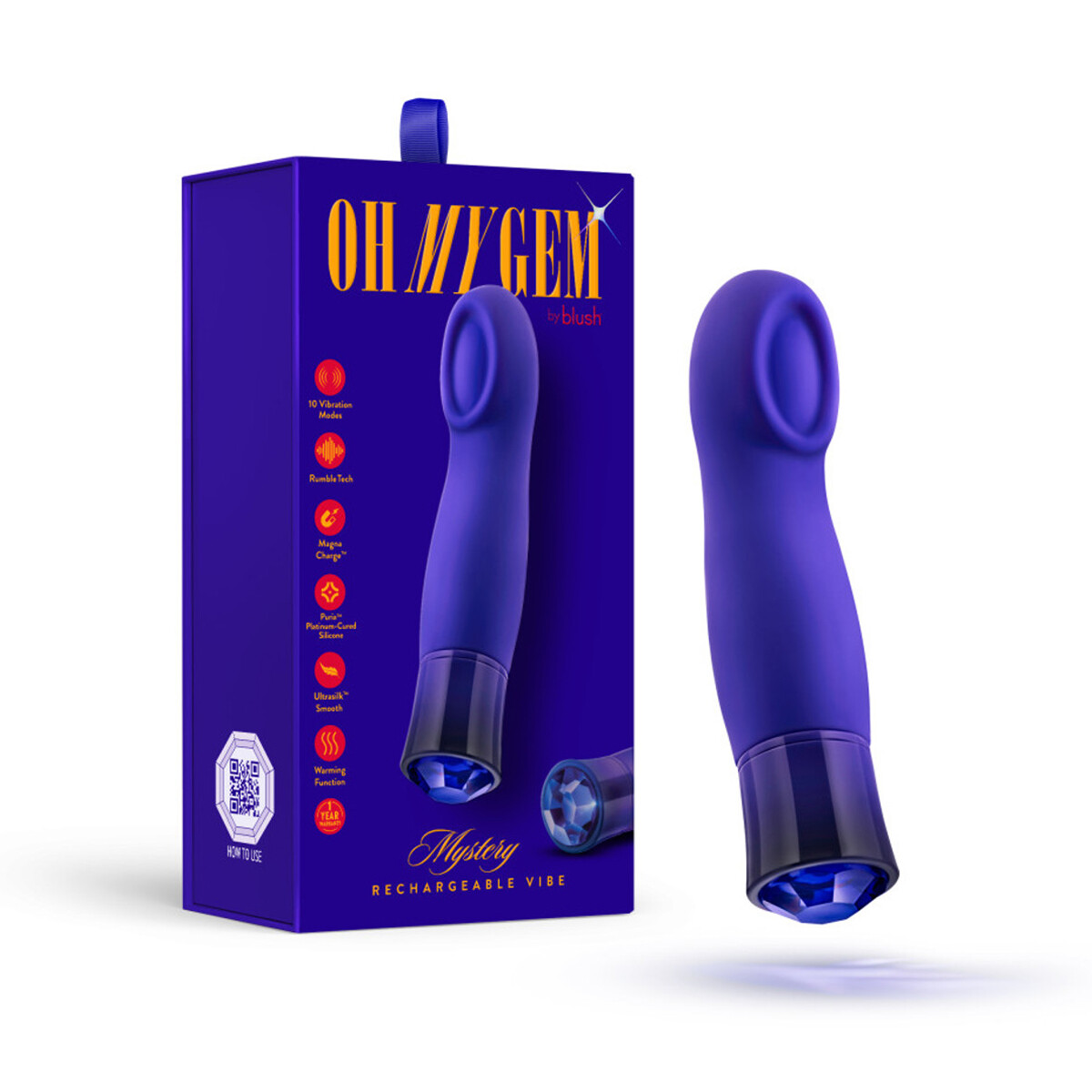 Oh My Gem Mystery Vibrador Función de Calor Estimulador 