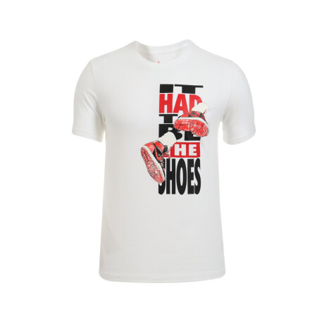 remera jordan blanca