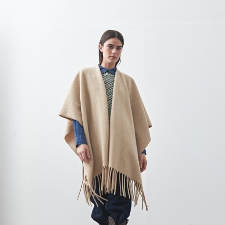 PONCHO FAVA Beige